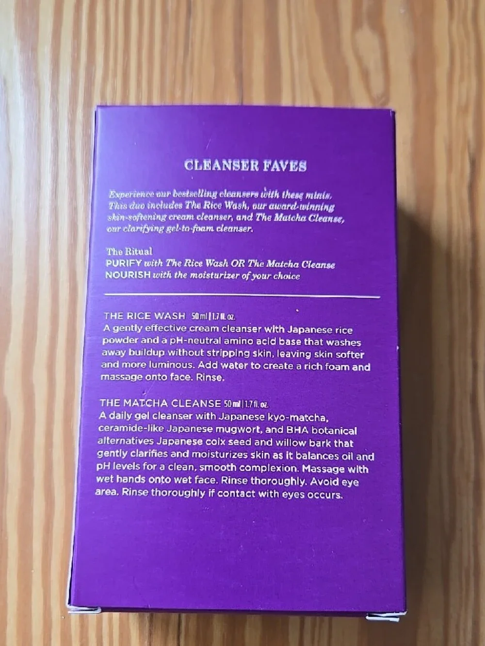 Tatcha Cleanser Faves Duo